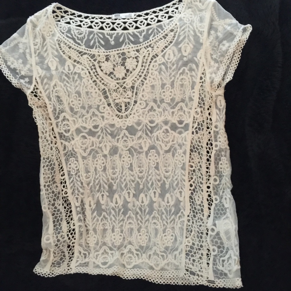 Garage brand (GRG)  Ivory Beautiful Lace design ‼️