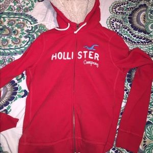 Hollister fur jacket