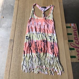 Tie dye Summer cover up dress