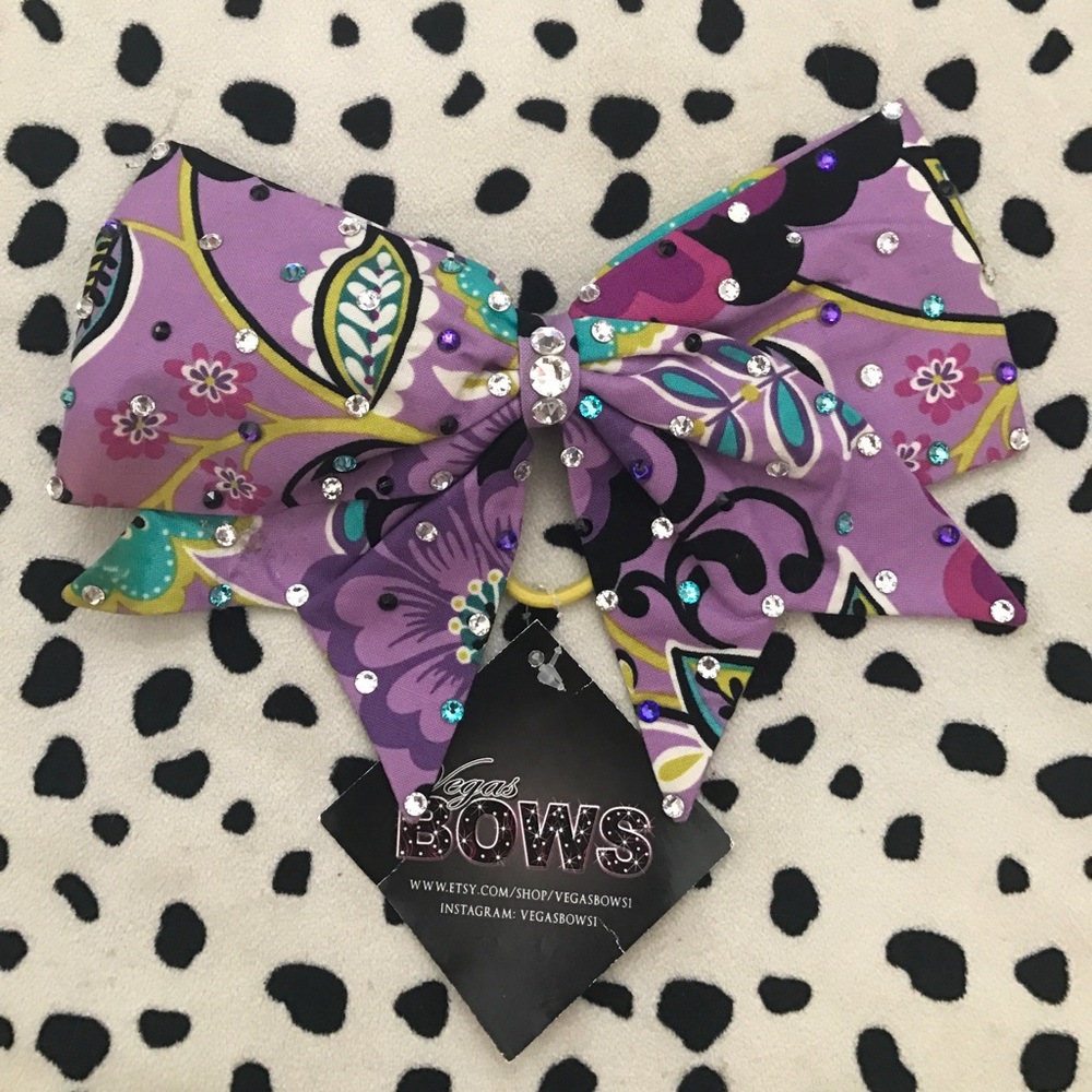 Floral Vegas Bow!💜
