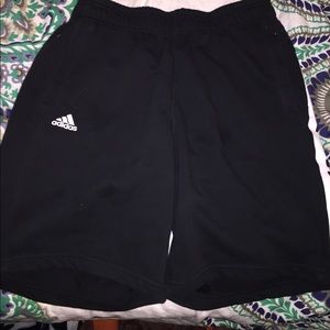 Adidas fleece shorts size large