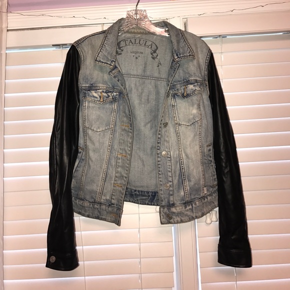 Aritzia talula jean leather jacket - Picture 2 of 3