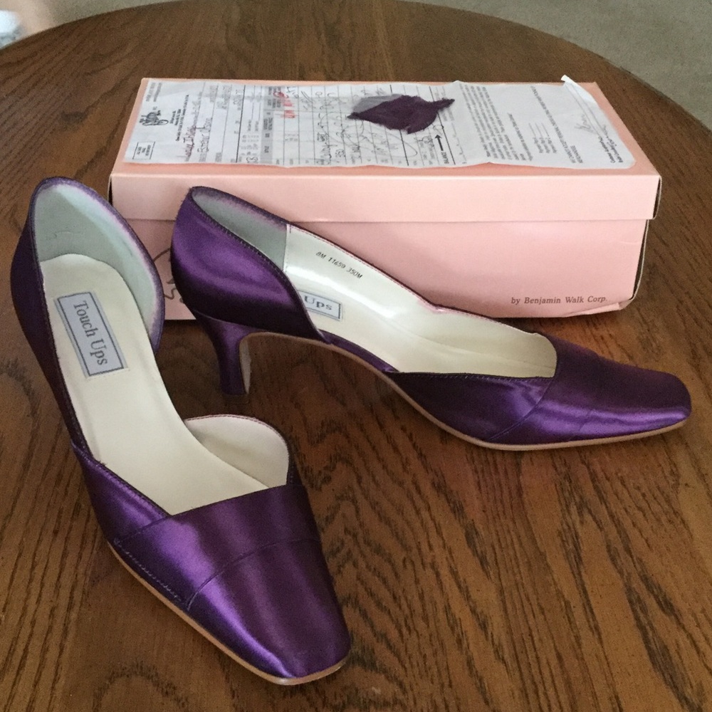 Satin Shoes worn once for a wedding.