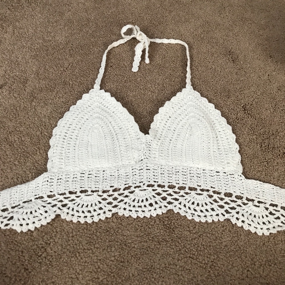 Brand new crochet crop top