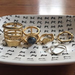 Madewell Stacked Rings Bundle
