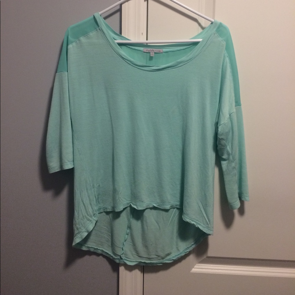 Aqua high low top