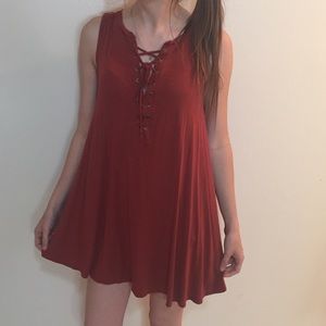 Burnt orange dress
