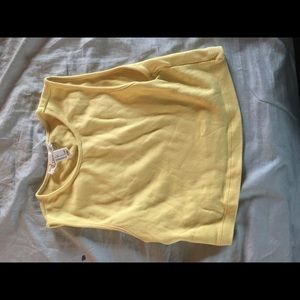 Yellow F21 Crop Top