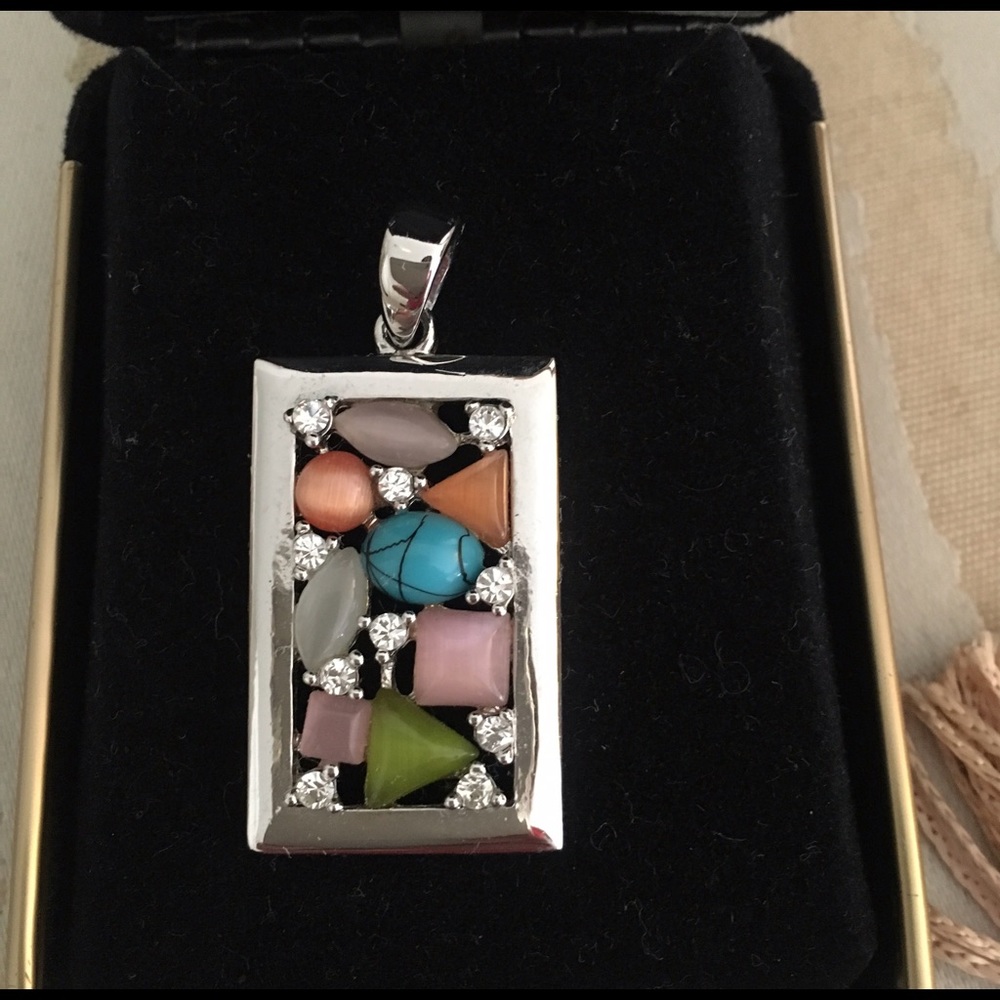 Lia Sophia silver pendant