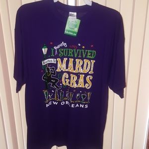 KELLEY & ABIDE MARDI GRAS TEE SHIRT