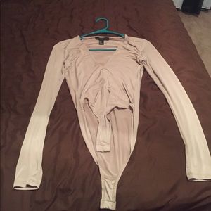 Tan body suit NWOT ❗️