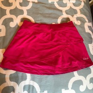Kiava Petal Skort Hot Pink- size x-small