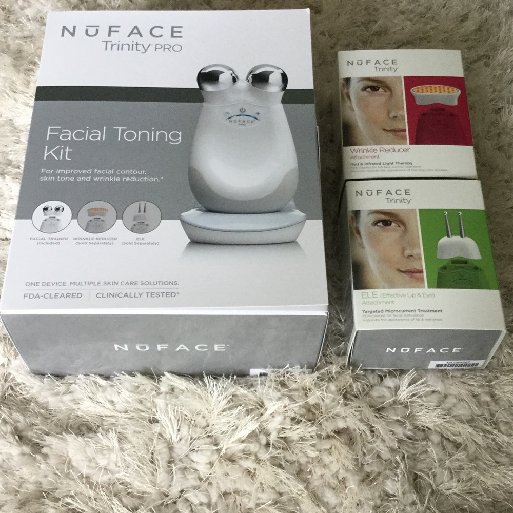 Nuface Trinity Pro/Wrinkle Reducer/ELE Attachments