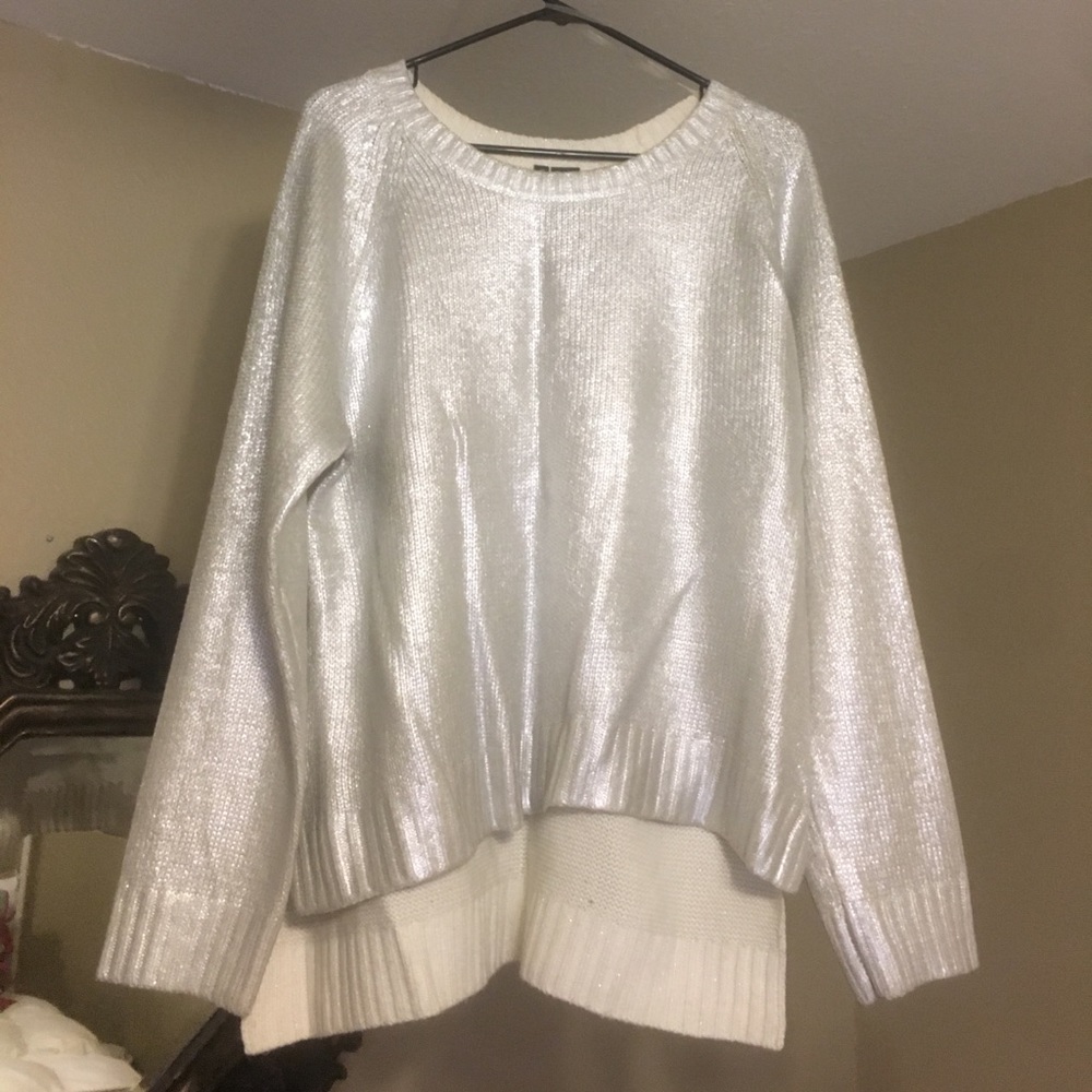 Silver sweater