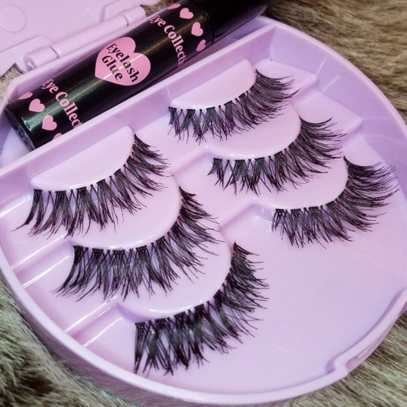 ❤️ NEW Cute False Eyelashes Case [Purple] - Picture 2 of 4