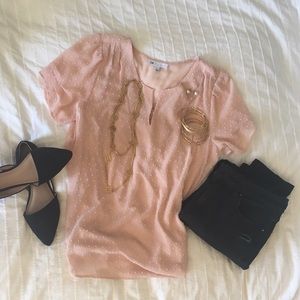 DR2 Tan Blush Blouse