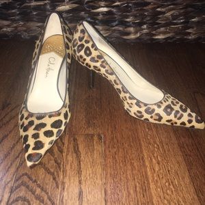 Cole Haan leopard pumps