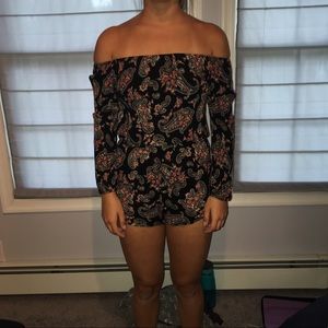 Off the shoulder romper