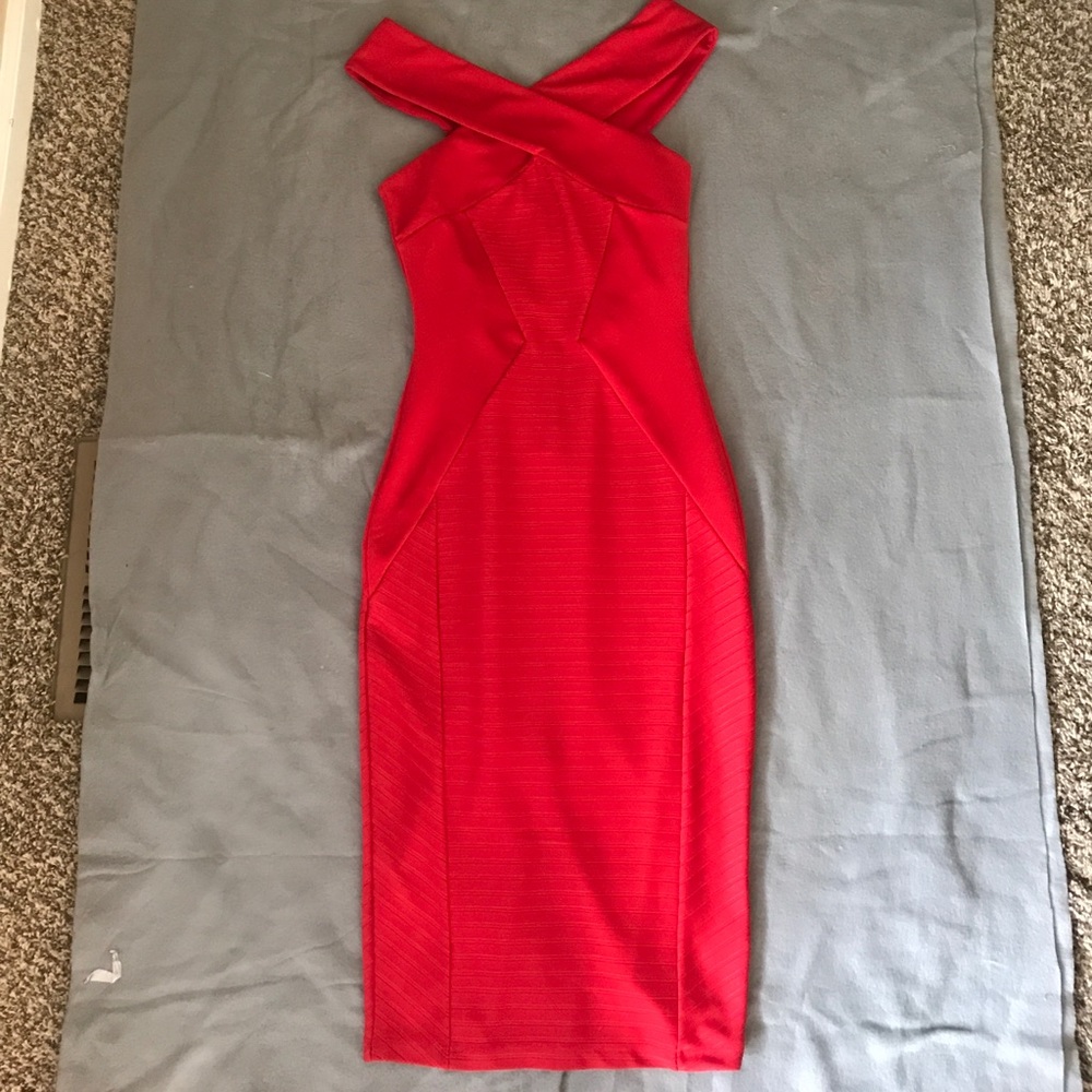 Red dress