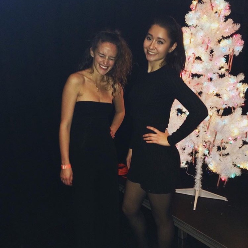 Abercrombie and Fitch Mock Neck Ribbed Dress - Picture 2 of 8