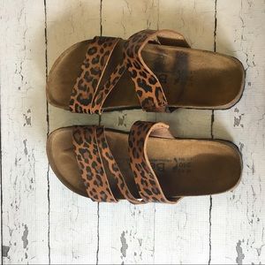 Ladies Betula by Birkenstock leopard print sandal