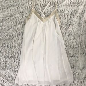 Flowy white Egyptian theme dress