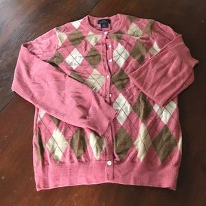 Brooks Brothers argyle sweater