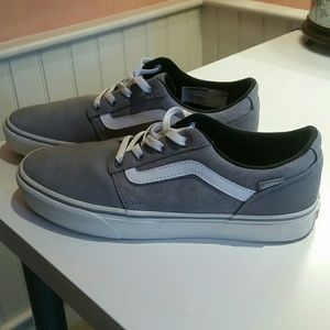 NWOT Gray Suede Vans