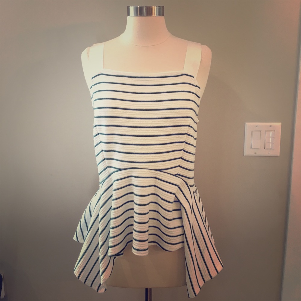 ⭐️NWT⭐️ Anthropologie Deletta peplum tank top