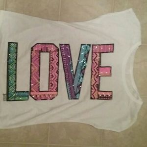 GIRLS JUSTICE PLUS SIZE 20 TEE