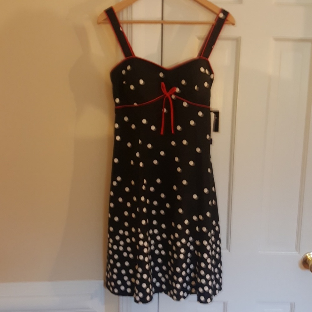 Fancy sundress Polka dot Dress new with tags