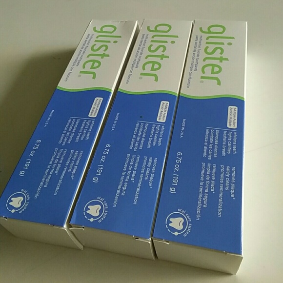 Lot  of 3 Glister toothpaste - Picture 1 of 3
