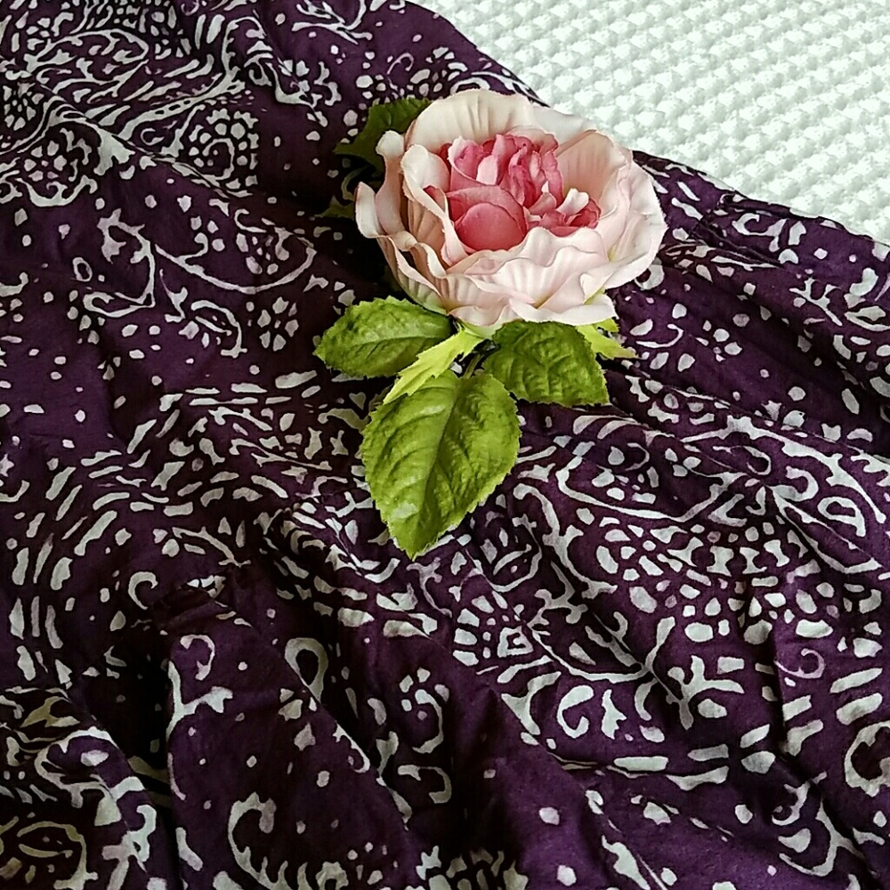 Long Purple Skirt