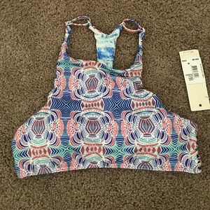 Roxy high neck bikini top
