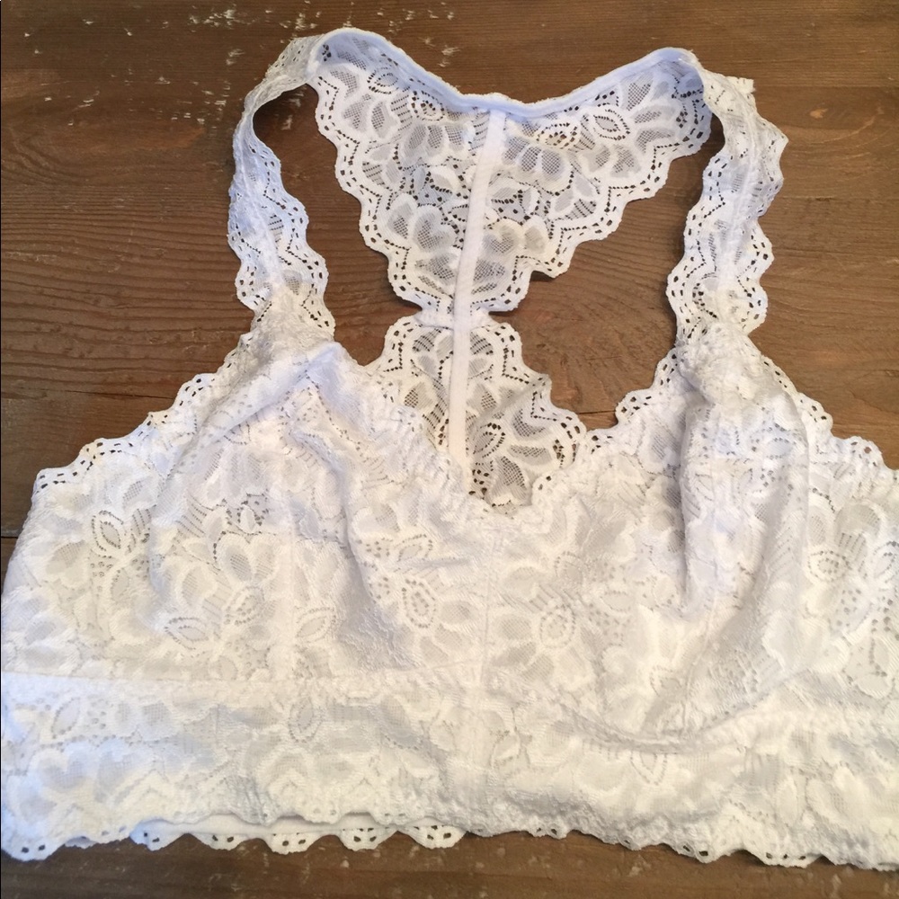 White Lace Bralette (will bundle... Just ask) π - Picture 1 of 1