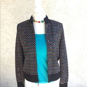 ST. JOHN  Evening by Marie Blk Stretch Knit Jacket