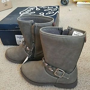 Grey Girls Boots