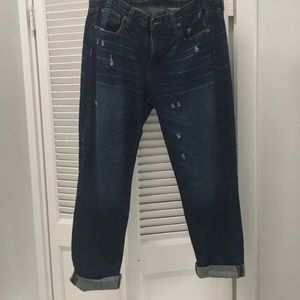 J. Crew broken in boyfriend jean Size 29