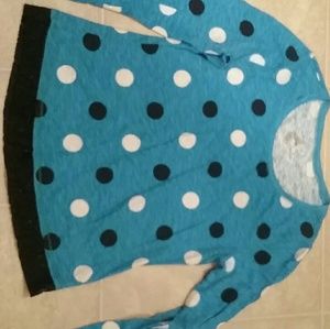 GIRLS JUSTICE PLUS SIZE 20 LONG SLEEVE TOP