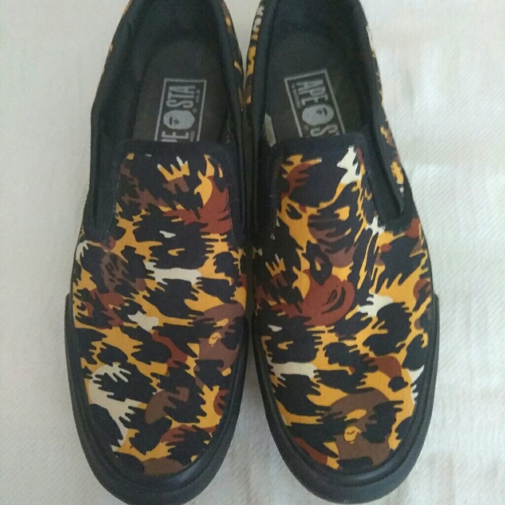 🎆SOLD🎆 Bape Slip-ons