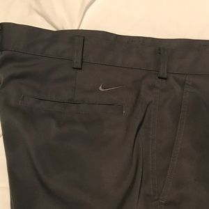 Men's grey Nike dryfit golf pants