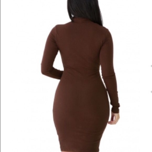 Brown lace up dress 🤗 - Picture 2 of 2