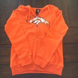 Women's Denver Broncos Full-Zip Hoodie