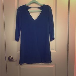 Ecote xs deep blue dress