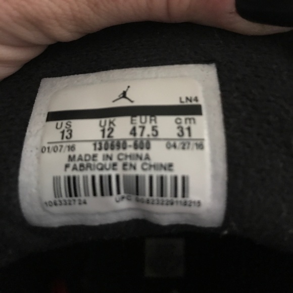 Air Jordan Jumpman High Top Shoes Size US 13 - Picture 5 of 8