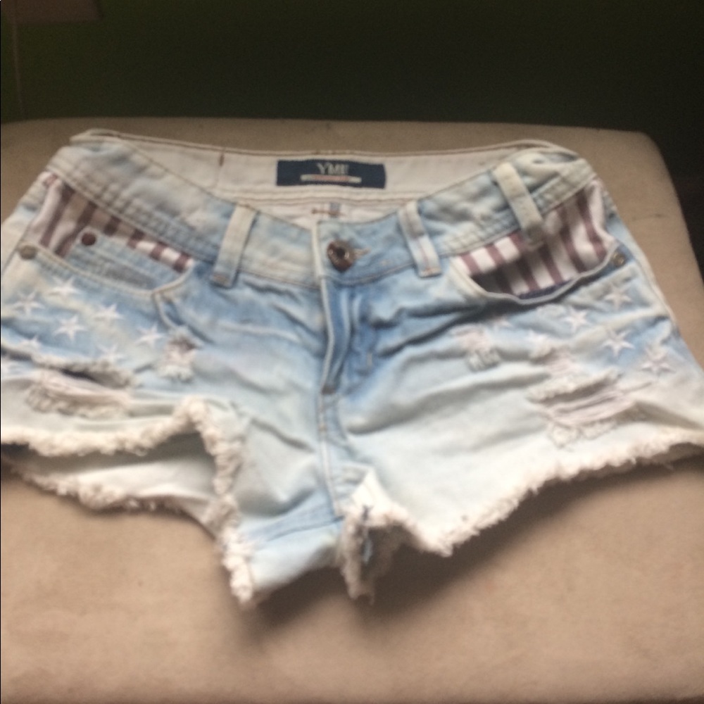 Stars and Stripes Jean Shorts