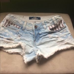 Stars and Stripes Jean Shorts