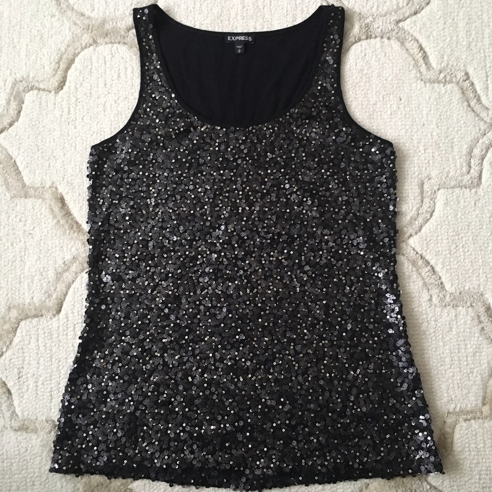 EXPRESS tank top sequence shirt