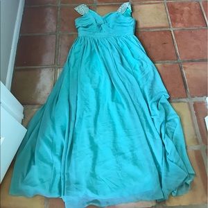 Formal full length dress.