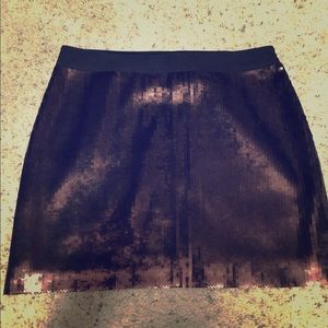 Banana Republic Deep Maroon Sequin Skirt
